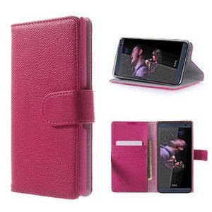 htc desire 610 hoesje portemonnee wallet case roze