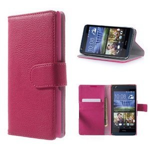 htc desire 626g hoesje portemonnee wallet case roze