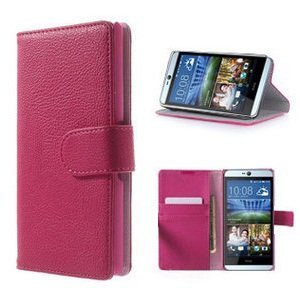 htc desire 826 hoesje portemonnee wallet case roze