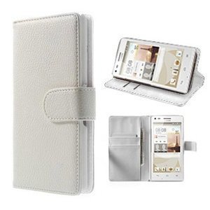 huawei g6 hoesje portemonnee wallet case wit
