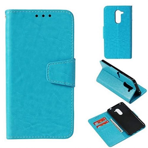 huawei mate 9 lite hoesje bookcase turquoise
