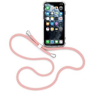 iphone 11 pro hoesje met koord roze