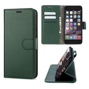 iphone 6 6s hoesje book case donker groen