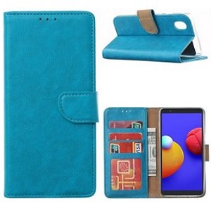 samsung a01 hoesje bookcase turquoise