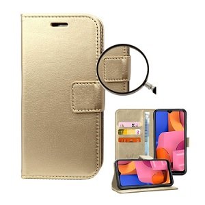 samsung a20s hoesje bookcase goud