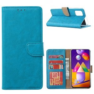 samsung a42 hoesje bookcase turquoise
