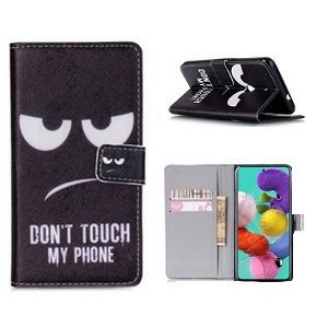 samsung a51 hoesje bookcase dont touch my phone