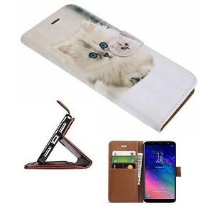 samsung a6 plus hoesje bookcase poes foto