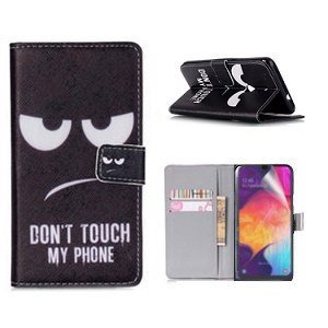 samsung a70 hoesje bookcase dont touch my phone