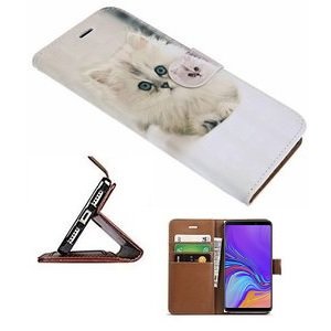 samsung a9 2018 hoesje bookcase poes foto