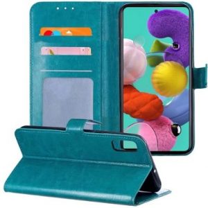 samsung m20 hoesje bookcase turquoise