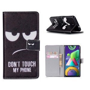 samsung m21 hoesje bookcase dont touch my phone