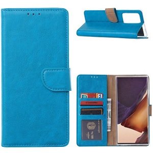 samsung note 20 hoesje bookcase turquoise