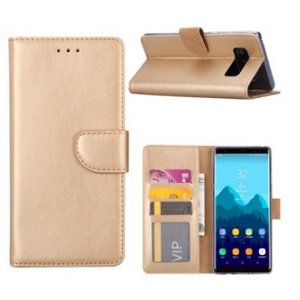 samsung note 8 hoesje bookcase goud